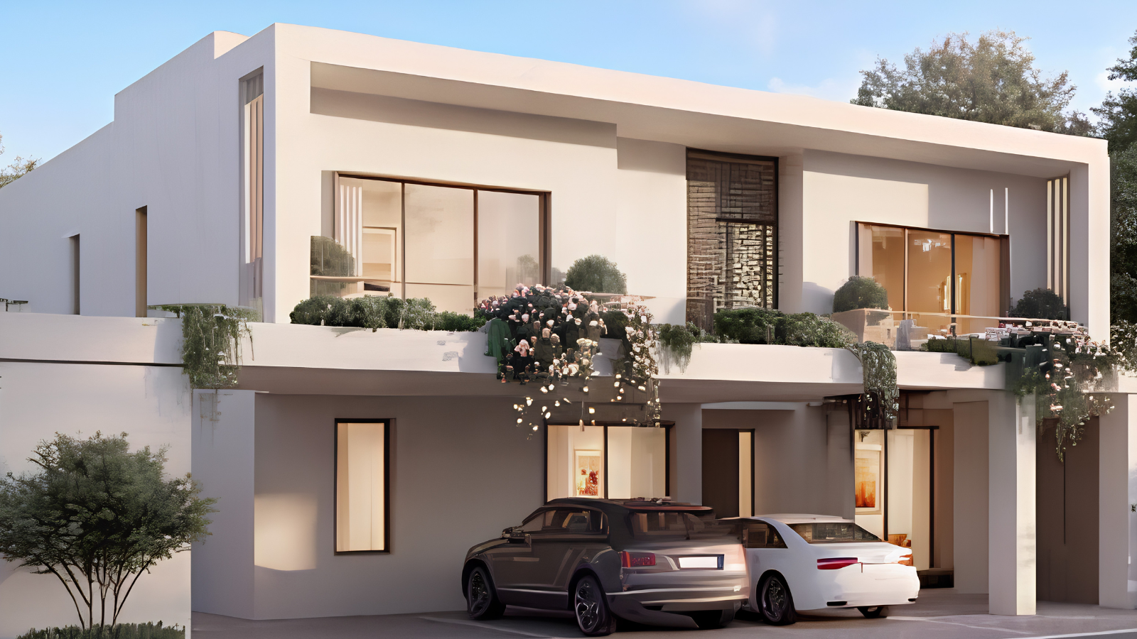Wadeem Gardens 6-bedroom villa exterior surrounded by landscaped spaces